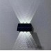 Solar LED Φωτιστικό Απλίκα Τοίχου 2W Ψυχρό Φως 6000Κ IP65 6592